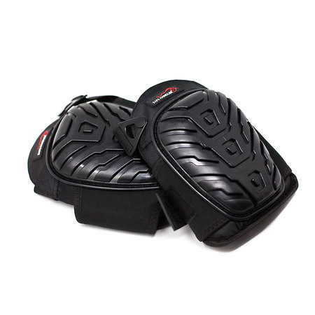 SAFE HANDLER Professional Crystal Gel Knee Pads, Black, PR BLSH-HD-PVC-KP-2BK
